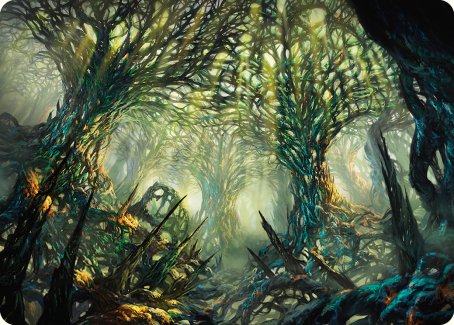 La carte artistique Hunter Maze [Phyrexia : All Will Be One Art Series] 