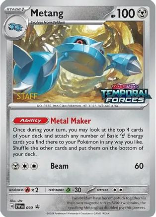 Metang (Prerelease) [Staff] 090  - Holofoil - Promo