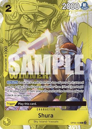 Shura (Winner Pack Vol. 7) (OP05-106) - Rare