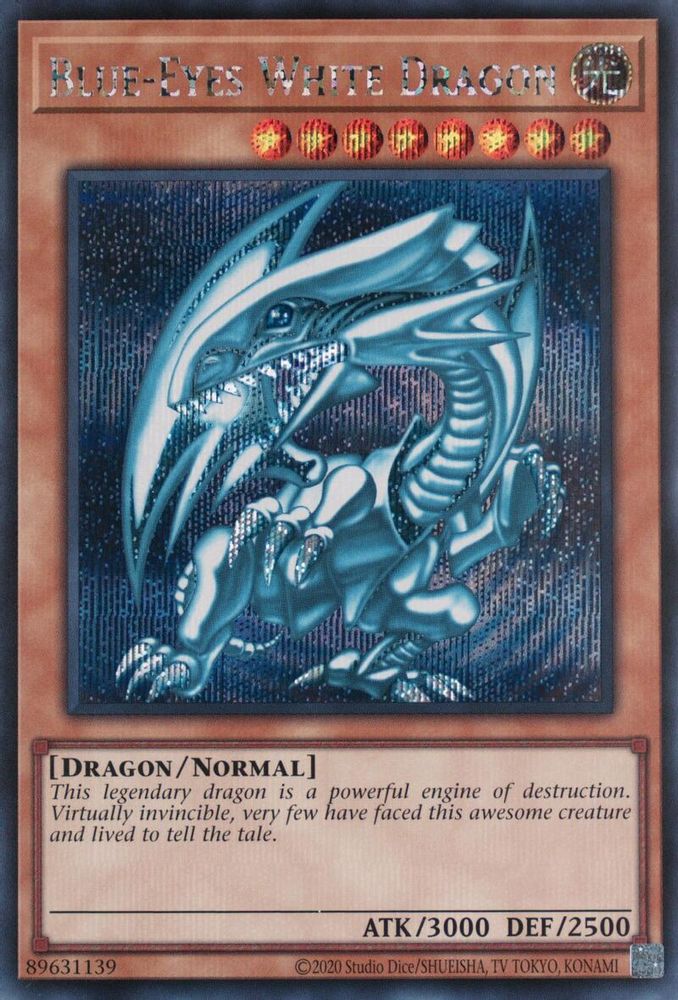Blue-Eyes White Dragon (Secret Rare) () - Secret Rare