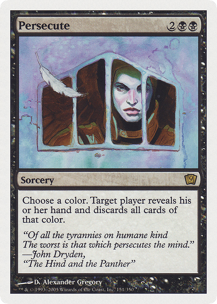 Persecute (9ED-151) - 9th Edition Foil