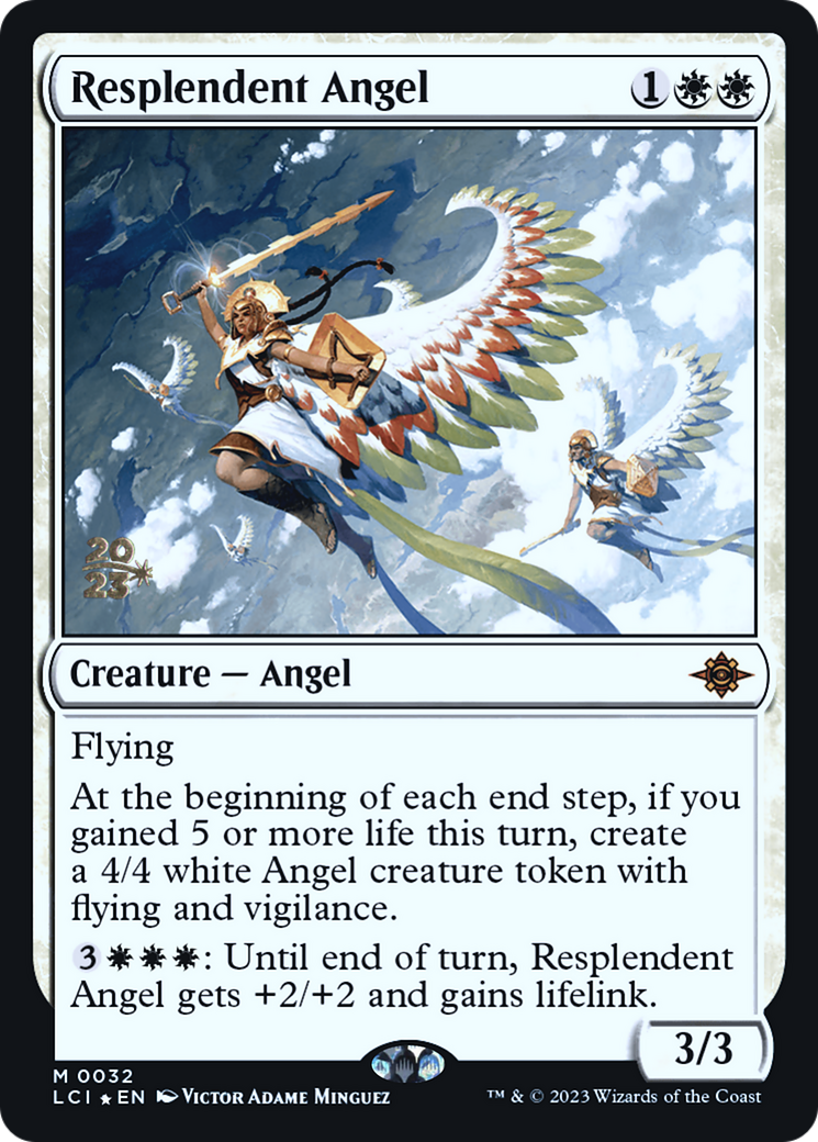 Ange resplendissant (LCI) [Cartes d'avant-première des Cavernes perdues d'Ixalan] 