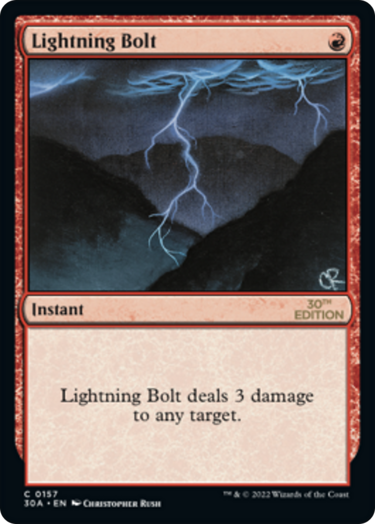 Lightning Bolt [Édition 30e anniversaire] 