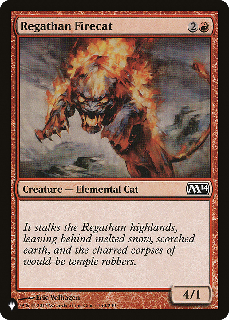 Regathan Firecat [La liste] 