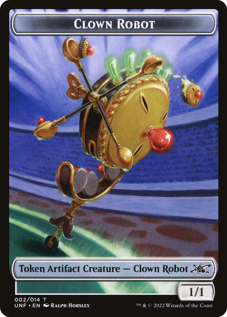 Jeton Robot Clown (002) [Jetons Unfinity] 