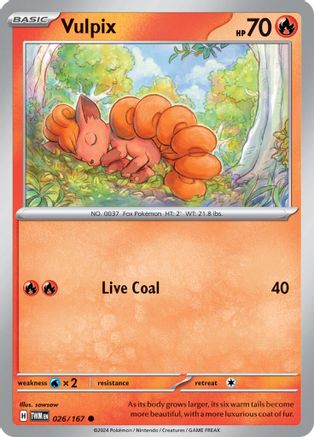 Vulpix 026  - Common