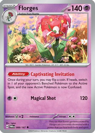 Florges (088/167) [Écarlate et Violet : Mascarade du Crépuscule] 