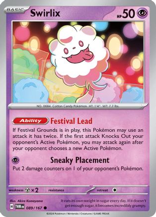 Swirlix (089/167) [Écarlate et Violet : Mascarade du Crépuscule] 