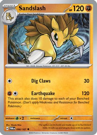 Sandslash 098  - Uncommon