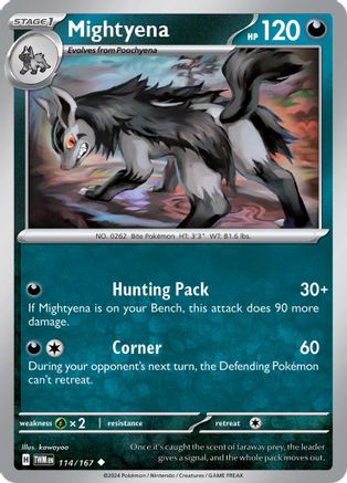 Mightyena 114  - Uncommon