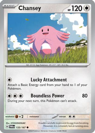 Chansey 133/167  - Common