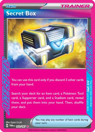 Secret Box 163  - Holofoil - ACE SPEC Rare