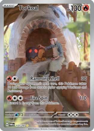 Torkoal 172/167  - Holofoil - Illustration Rare