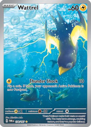 Wattrel 178/167  - Holofoil - Illustration Rare