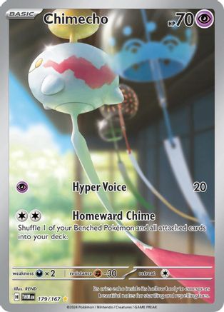 Chimecho 179/167  - Holofoil - Illustration Rare