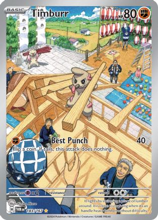 Timburr 183/167  - Holofoil - Illustration Rare