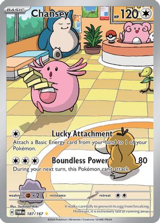 Chansey 187/167  - Holofoil - Illustration Rare