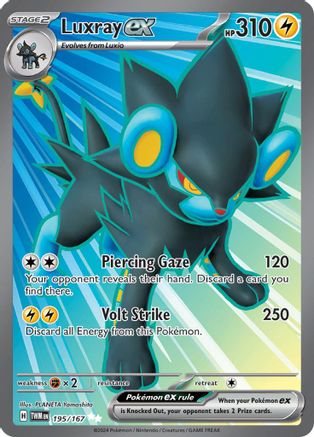 Luxray ex 195/167  - Holofoil - Ultra Rare
