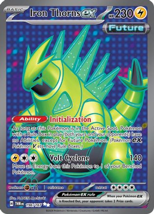 Iron Thorns ex 196/167  - Holofoil - Ultra Rare