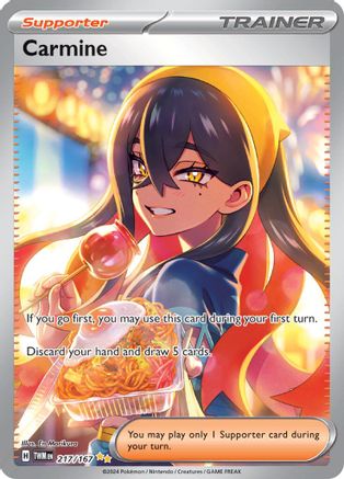 Carmine 217/167  - Holofoil - Special Illustration Rare