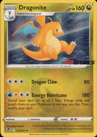 Dragonite (EB Games Exclusive) 131/195  - Holofoil - Promo