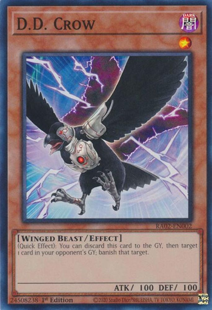 D.D. Crow (RA02-EN002) - Super Rare