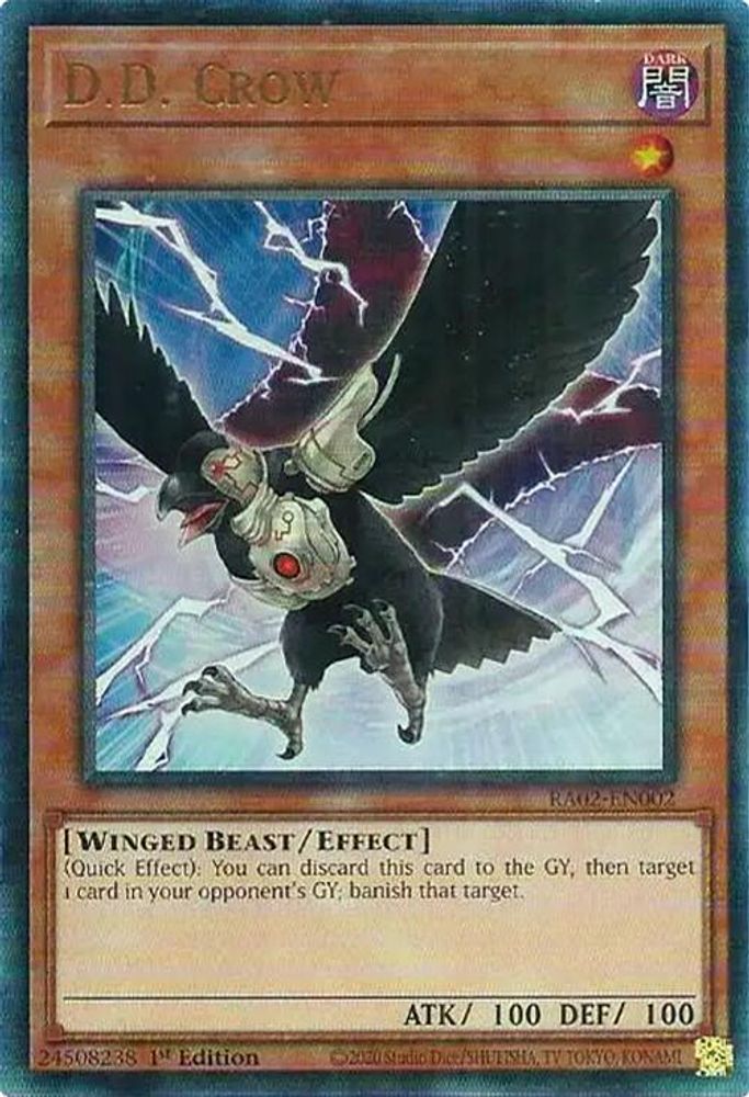 D.D. Crow (PUR) (RA02-EN002) - Prismatic Ultimate Rare