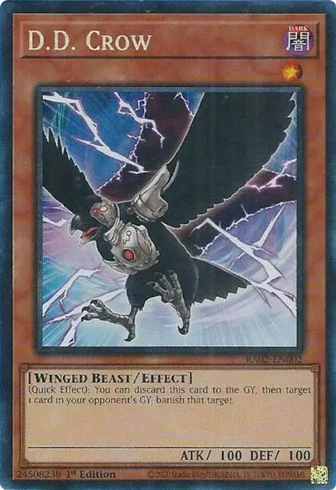 D.D. Crow (PCR) (RA02-EN002) - Prismatic Collector's Rare