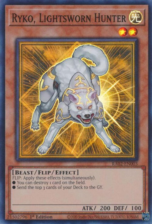 Ryko, Lightsworn Hunter (RA02-EN003) - Super Rare