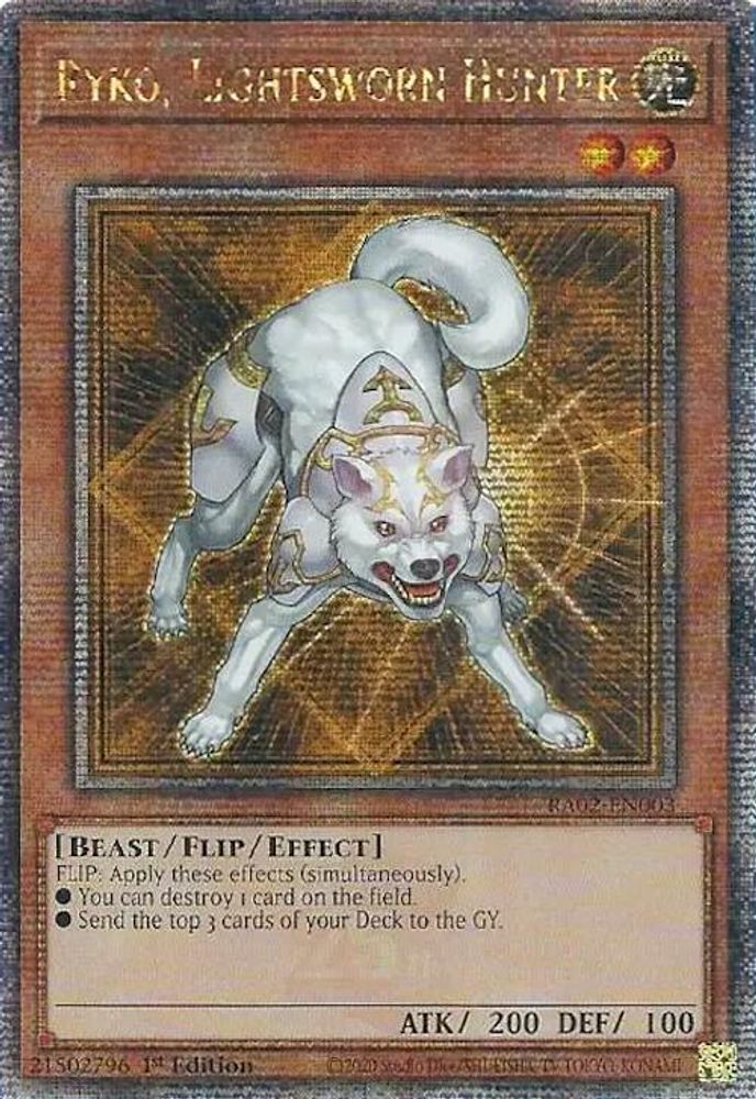 Ryko, chasseur de Lumières (Quart de siècle secret rare) [RA02-EN003] Quart de siècle secret rare 