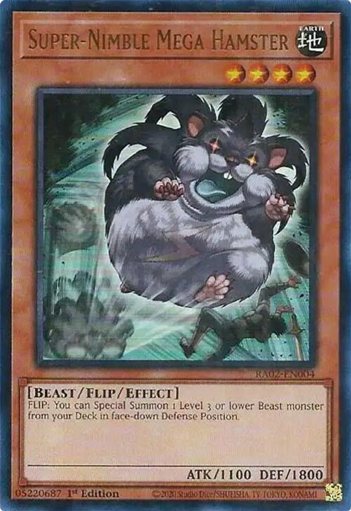 Super-Nimble Mega Hamster (UR) (RA02-EN004) - Ultra Rare
