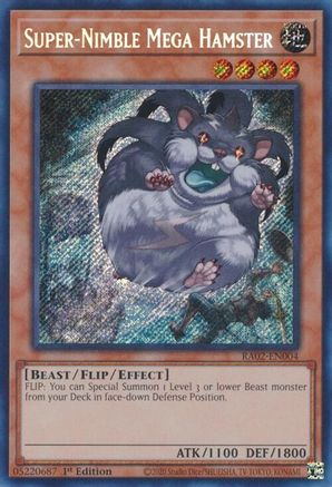 Méga Hamster super agile (Secret Rare) [RA02-EN004] Secret Rare 