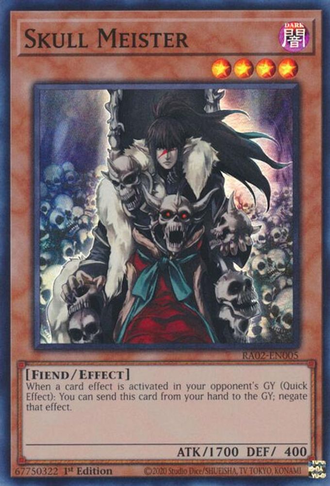 Skull Meister (RA02-EN005) - Super Rare