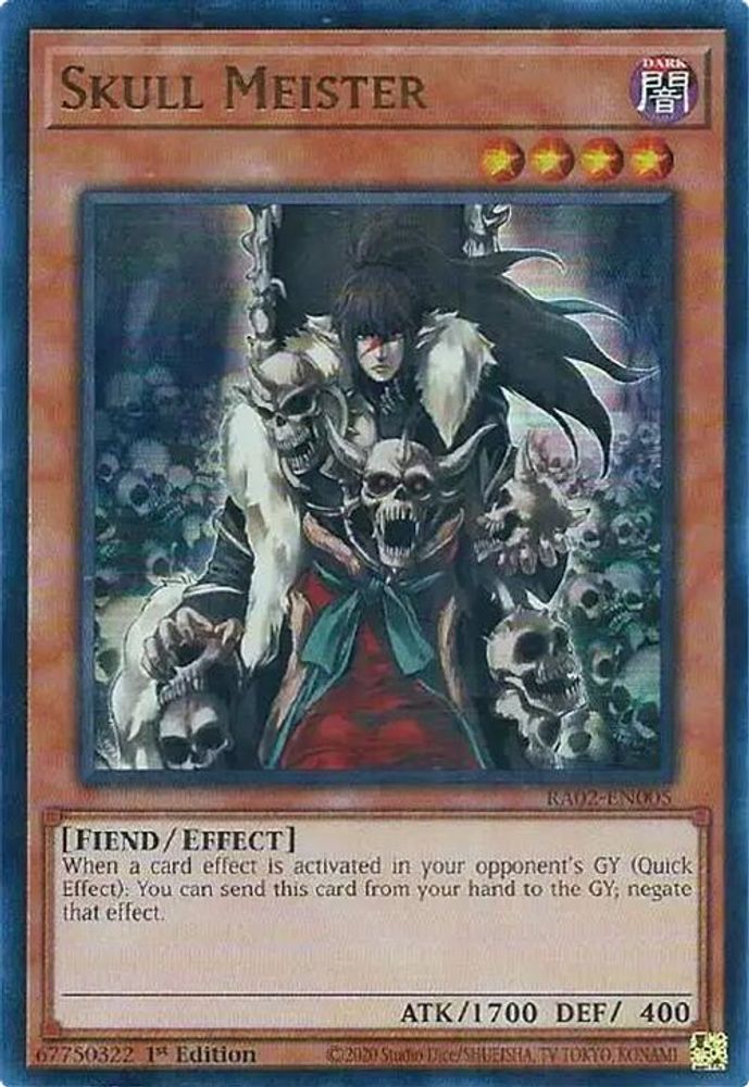 Skull Meister (UR) (RA02-EN005) - Ultra Rare