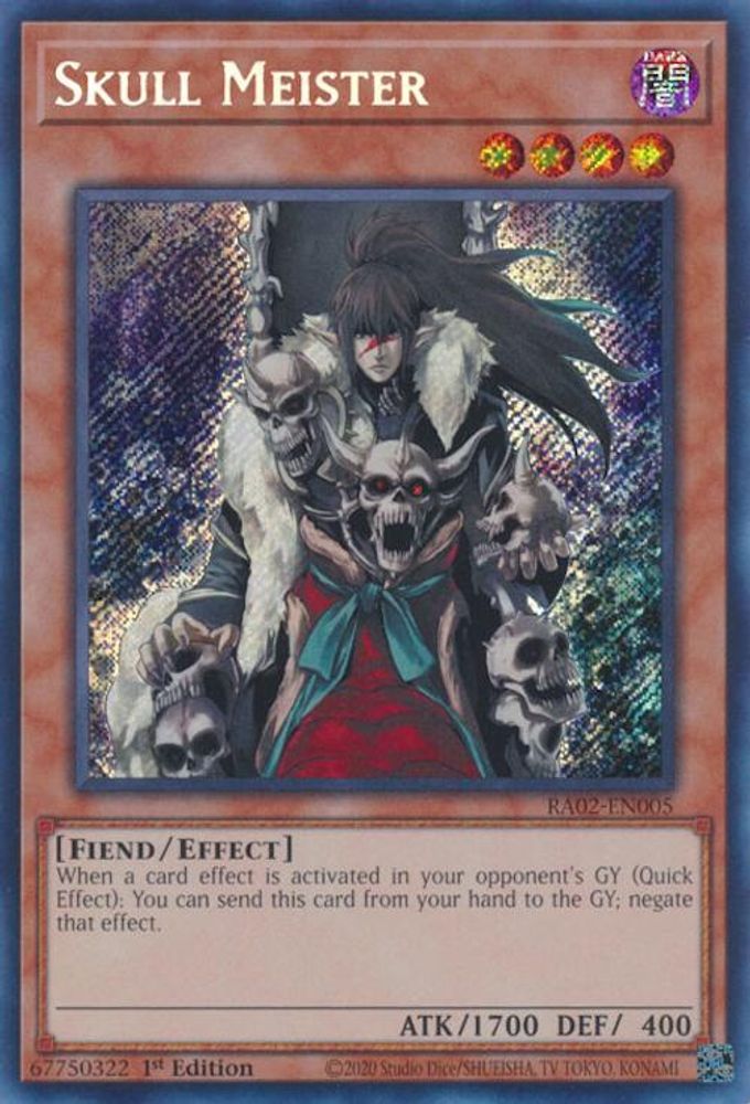 Crâne Meister (Secret Rare) [RA02-EN005] Secret Rare 