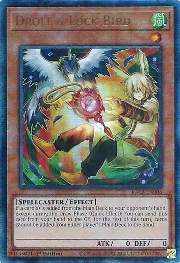 Droll &amp; Lock Bird (Art alternatif) (PUR) [RA02-EN006] Prismatique Ultimate Rare 