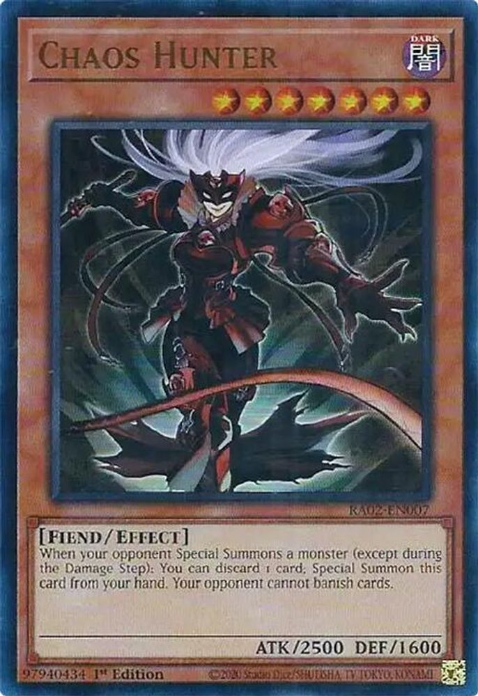 Chaos Hunter (UR) (RA02-EN007) - Ultra Rare