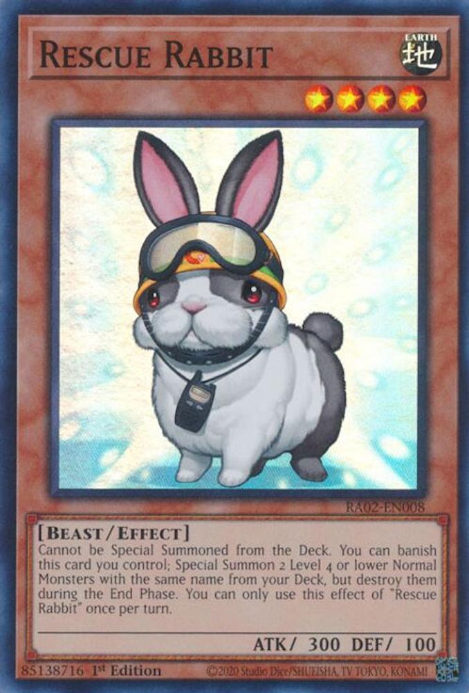 Rescue Rabbit (RA02-EN008) - Super Rare
