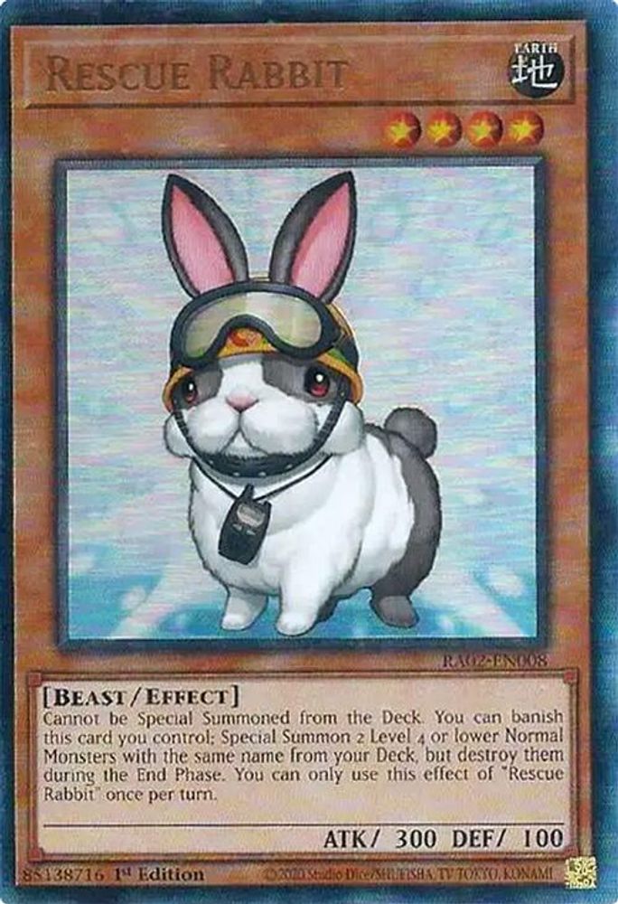 Rescue Rabbit (PUR) (RA02-EN008) - Prismatic Ultimate Rare
