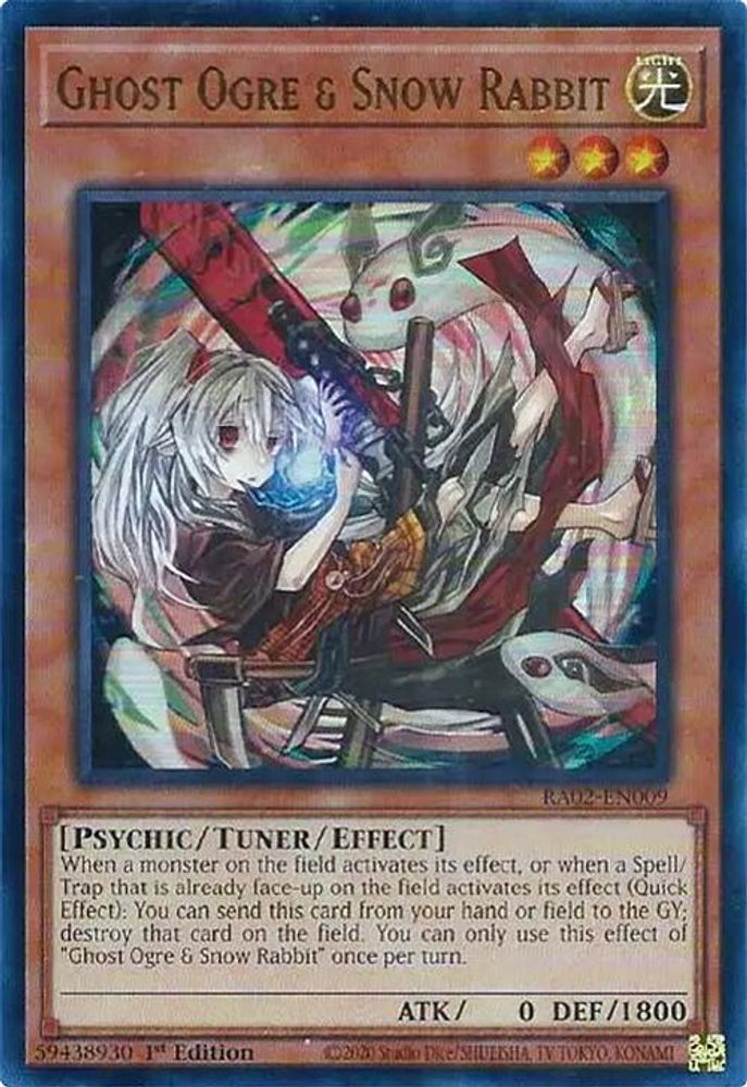 Ghost Ogre et Snow Rabbit (Art alternatif) (UR) [RA02-EN009] Ultra Rare 