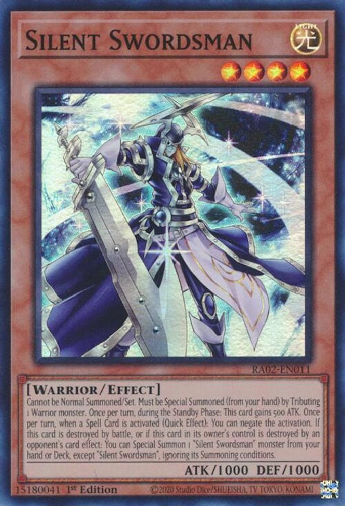 Silent Swordsman (RA02-EN011) - Super Rare