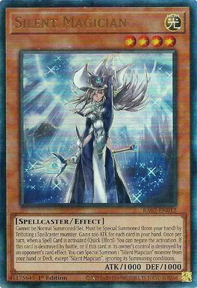Silent Magician (PUR) (RA02-EN012) - Prismatic Ultimate Rare