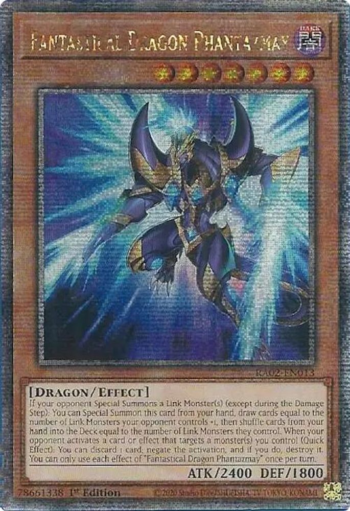 Fantastical Dragon Phantazmay (Alternate Art) (Quarter Century Secret Rare) (RA02-EN013) - Quarter Century Secret Rare