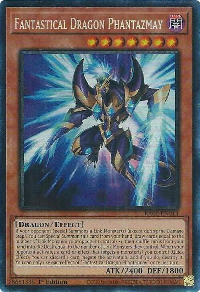 Fantastical Dragon Phantazmay (Alternate Art) (PCR) (RA02-EN013) - Prismatic Collector's Rare