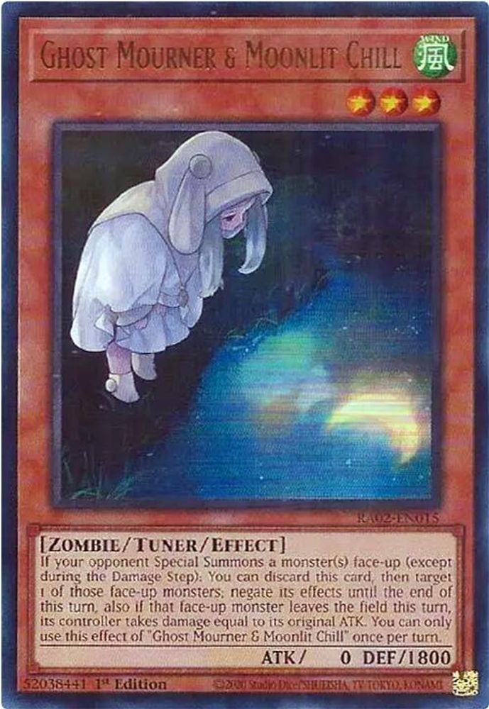 Ghost Mourner & Moonlit Chill (Alternate Art) (UR) (RA02-EN015) - Ultra Rare