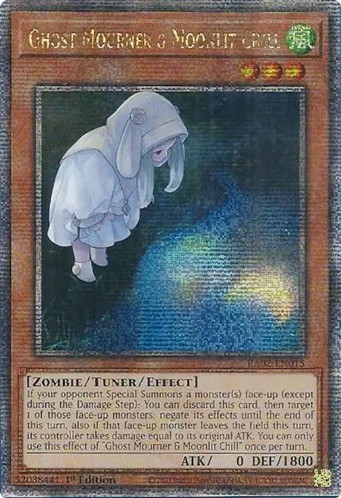 Ghost Mourner & Moonlit Chill (Alternate Art) (Quarter Century Secret Rare) (RA02-EN015) - Quarter Century Secret Rare