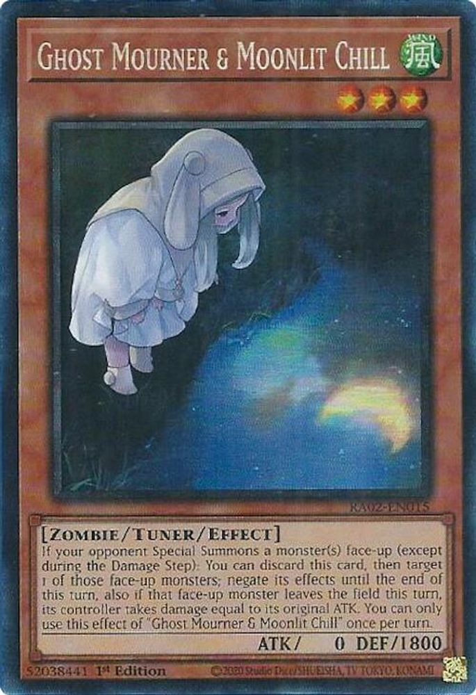 Ghost Mourner & Moonlit Chill (Alternate Art) (PCR) (RA02-EN015) - Prismatic Collector's Rare