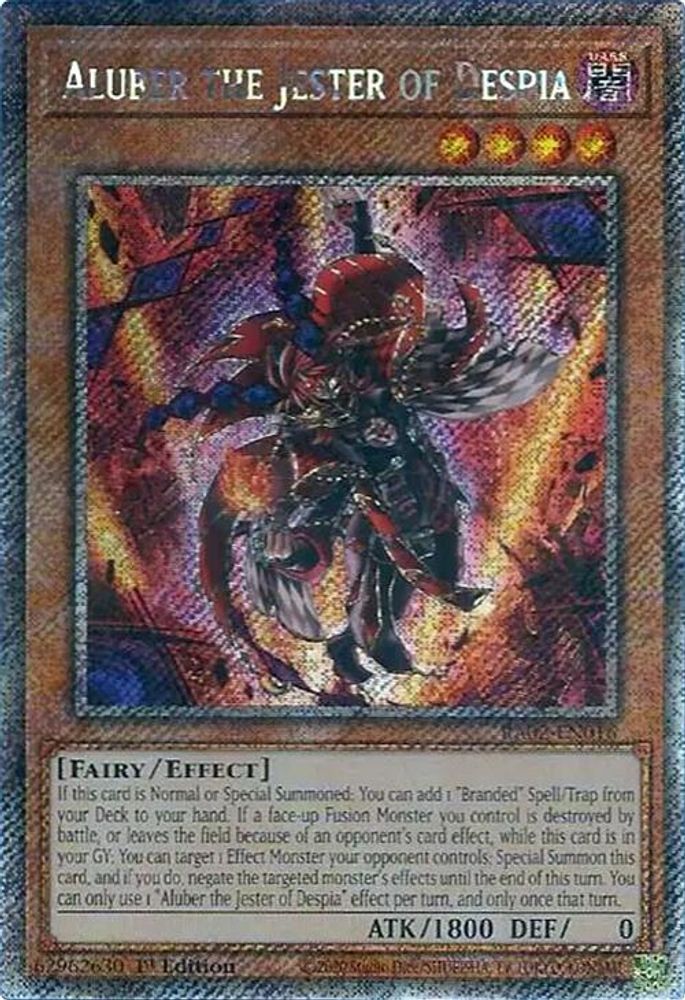 Aluber le bouffon de Despia (Platinum Secret Rare) [RA02-EN016] Platinum Secret Rare 