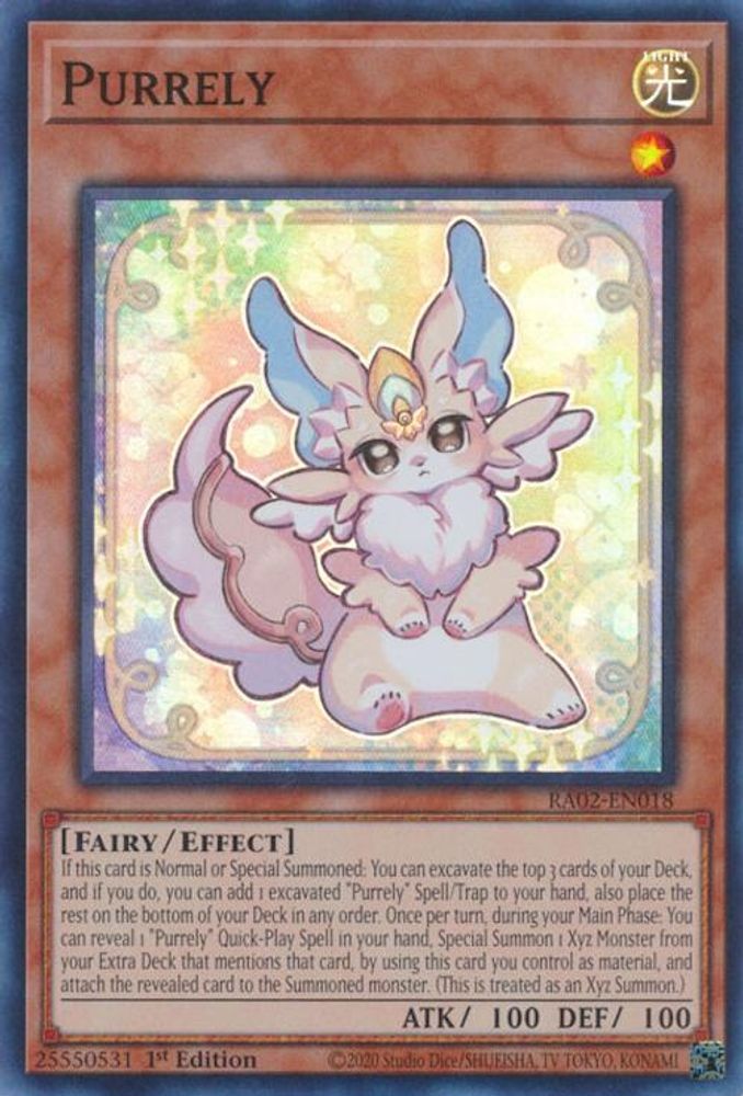 Purrely (RA02-EN018) - Super Rare