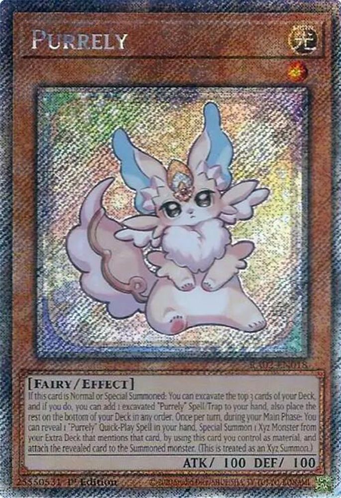 Purrely  (Platinum Secret Rare) (RA02-EN018) - Platinum Secret Rare